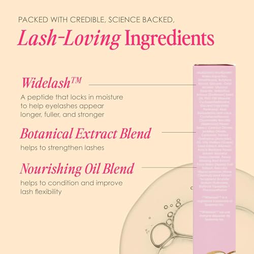 Image of Grande Cosmetics GrandeLASH-MD Lash Enhancing Serum - Peptide & Vitamin Infused Formula for Longer, Thicker, Fuller Looking Lashes - Ophthalmologist Tested, Cruelty-Free