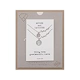 Quinnlyn & Co. Set of 2 Necklaces Mother Daughter Tree of Life with Branch Pendant Celtic Family...