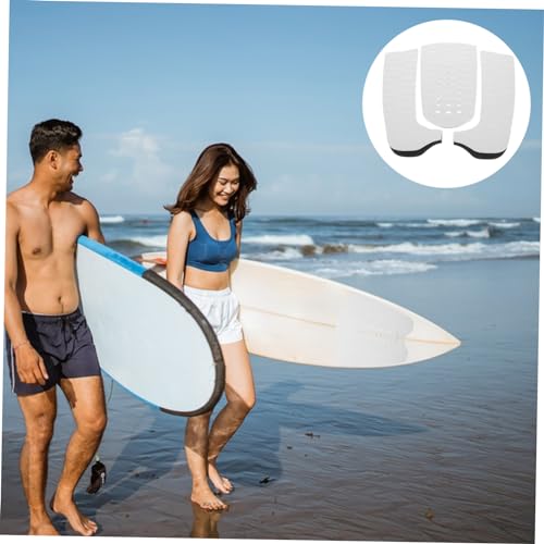 KESYOO 1Set Surfboard Traction Pad Non Slip Deck Grip Mats for Enhanced Stability Sticky Tail Pads for Shortboards Durable Surfing Supplies
