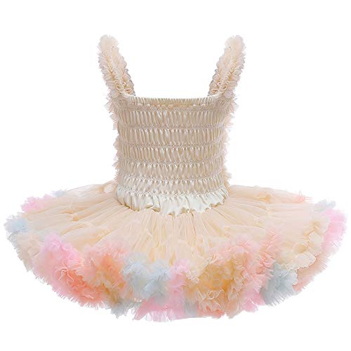 Uhnice Little Girl's Sleeveless Tutu Dress for Princess Party2