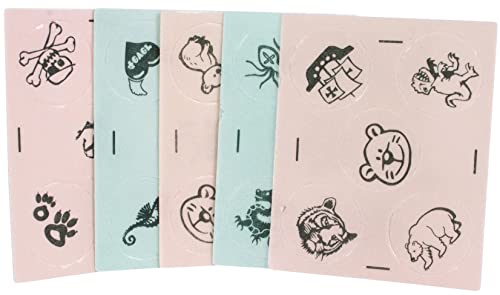 Küchle Zungen-Tattoos – Kinder-Oblaten – Knabber-Esspapier – Süßigkeiten Kindergeburtstag – 3 x 25 Tattoos – 3 x 11g