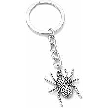 Spider Keyring   Animal Keychain for Bag Charm for Women with Realistic Spiders, Cool Key Rings Gifts for Spiders Lovers, Girls, Friends