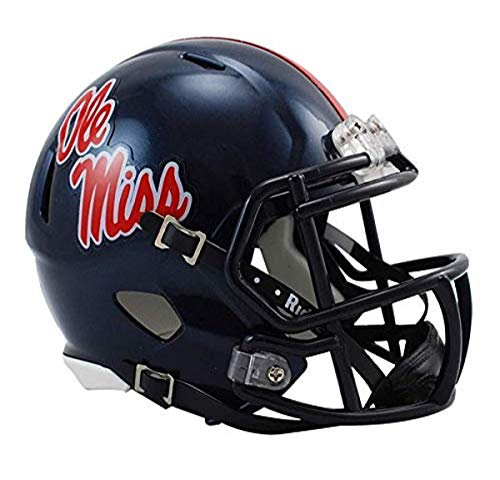 Riddell Mini Casque de la NCAA, Homme Femme Enfant, Bleu