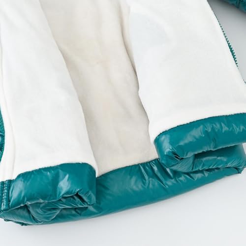 Girls Snow Coat Kids Fur Collar Hooded Puffer Jacket Long Sleeve Padded Down Outerwear Overcoat Snowsuit 4-11 Years3