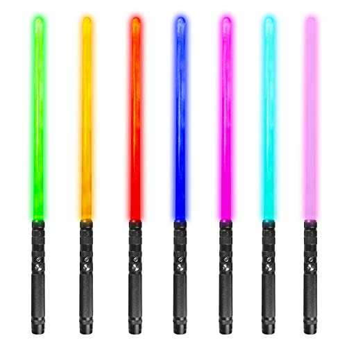 Kiboule Sabre de luz de sabre de luz LED com luzes de som de sete cores