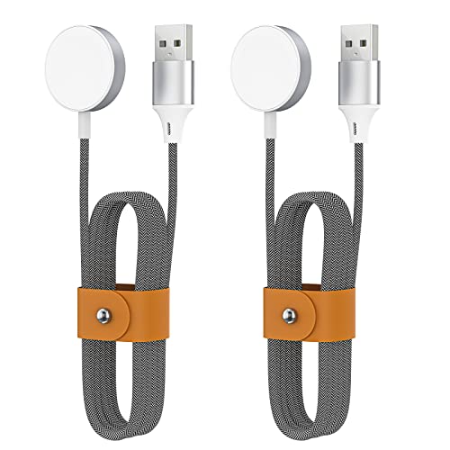 Bogseth [2 Stück] Apple Watch Ladekabel, 1M Magnetisches Ladegerät,Uhrenladegerät Tragbares iWatch Ladekabel für Apple Watch Series/8/7/6/5/4/3/2/SE/Ultra Cover