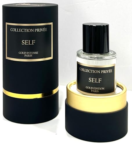 Perfume SELF Collection Privée Nouvelle Edition (Gold Edition), idea de regalo, perfume de larga duración y unisex de 50 ml, fabricado en Francia (SELF)