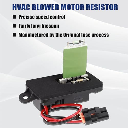 Image of AITKEN Blower Motor Resistor compatible with Chevrolet Silverado 1500 Chevy 2500 Suburban GMC Sierra Yukon 2500 /3500 Ref #22807122, 89018597, 89019089.