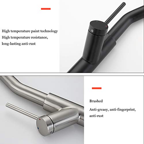Robinet cuisine flexible mitigeur évier douchette laiton - 7