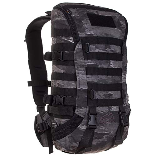 Wisport Backpack + Ultrapower Tube Cloth | Outdoor-Backpack | Hiking Backpack | Sport | Adventure | Hiking | Cordura | Zipperfox 25 L, Camouflage:A-Tacs LE ghost