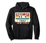 39 anni compleanno uomo donna regalo vintage 1982 felpa con cappuccio