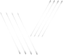 BESPORTBLE 8 Pçs Haste Persiana Veneziana Cortina Branca Branca Através De Cortinas Haste De Cortina Branca Hastes Persianas Para Janelas Abridor De Janela Mastro Abridor De Persiana