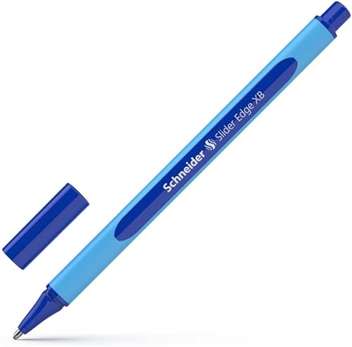 Miniatura 8 de Schneider Slider Edge XB (extraancho), 0.055in, barril azul claro, tinta azul, caja de 10 bolígrafos (152203)