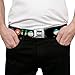 Paramount Network Belt, Seatbelt Buckle Belt, South Park Boys Face Repeat Black, 34 to 52 Inches