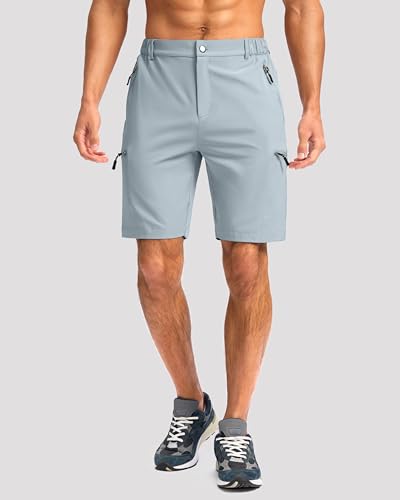 Image of G Gradual Men's Hiking Cargo Shorts 9 inch Quick Dry Lightweight with 4 Pockets