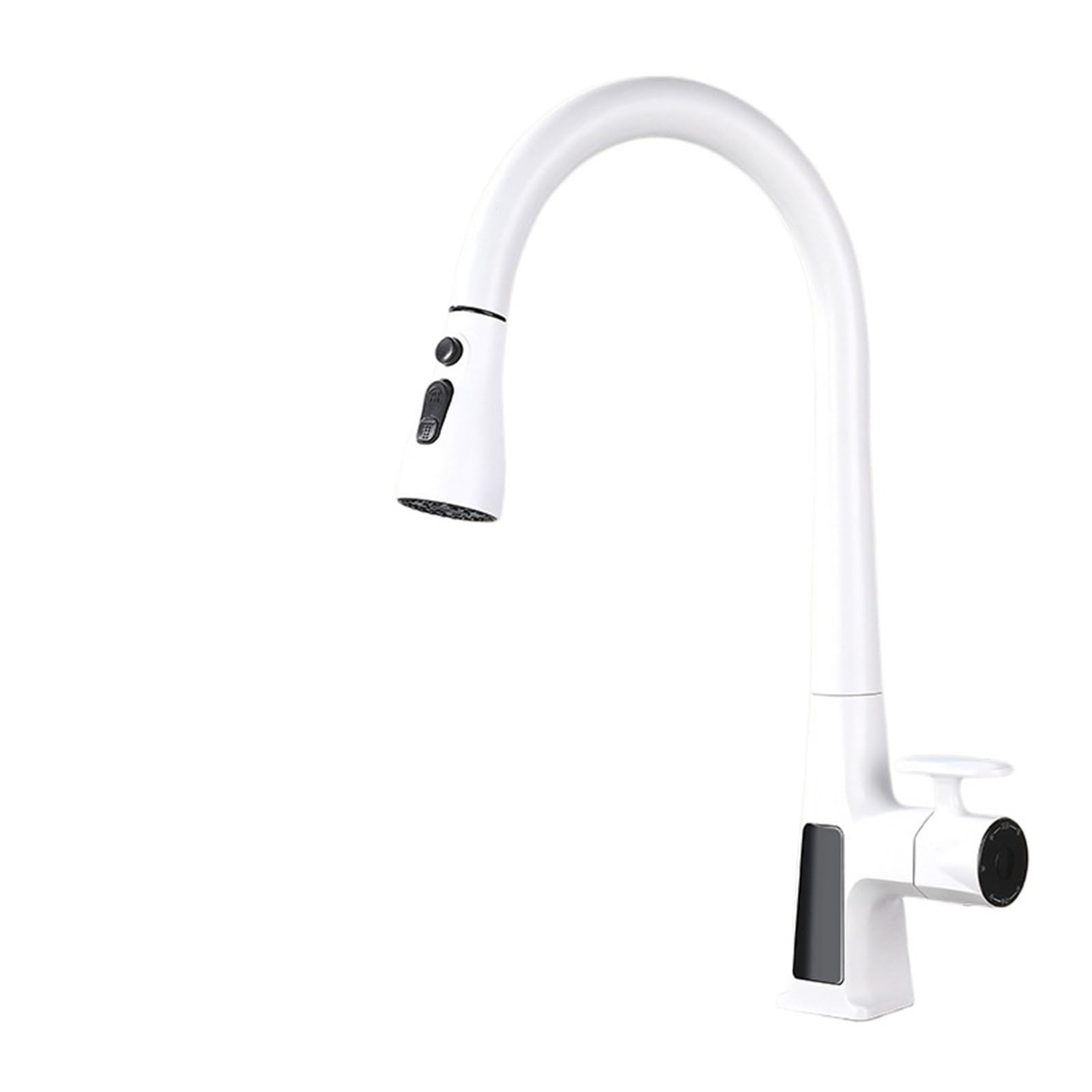 Rubinetto da Cucina per lavello con sensore Intelligente, Display Digitale, Rubinetto Estraibile, Interruttore Senza Contatto, Uscita Acqua Calda e Fredda a Tre modalità.