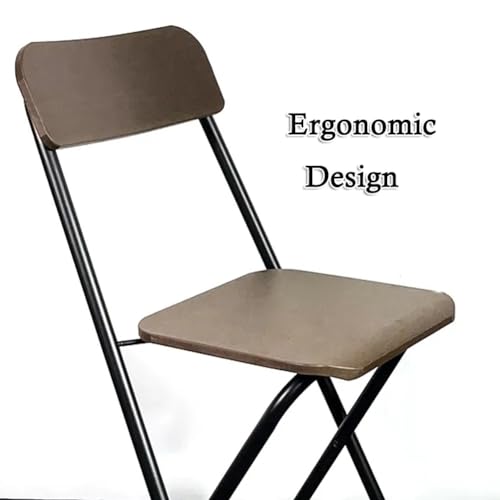 Tabouret de bar pliable à dossier haut pour optimiser les petits espaces - 5