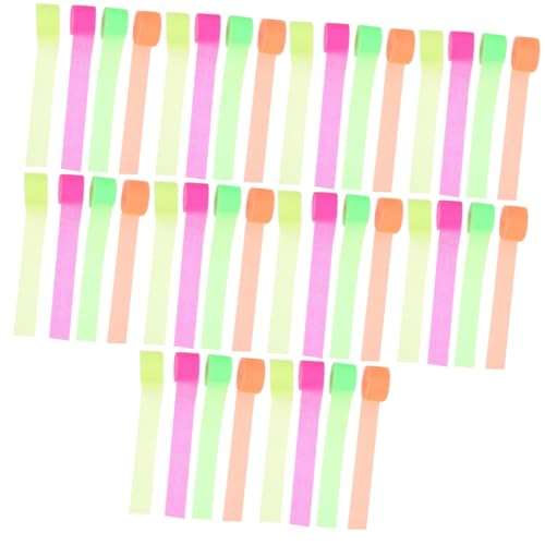 Banderoles de fête pratiques en papier crépon fluo pour accessoire de fête EVJF