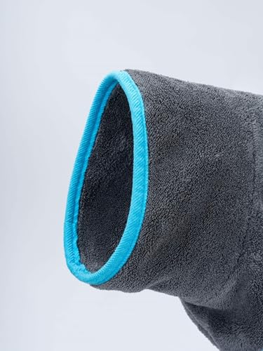 TrendPet Dampfhund Premium Bademantel für Hunde, Supersaugfähig und in 11 Größen verfügbar - Passend zu jeder Hundegröße Gr. 02 | 25-30 cm