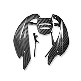 d'ailes aérodynamiques pour FZ1S FZ1N FZ1 ABS 2006 2011 2012 2013 2014 Moto Belly Pan Moteur Spoiler Carénage Inférieur Cadre Panneau Protecteur Aileron de Moto(Carbon Fiber Look)