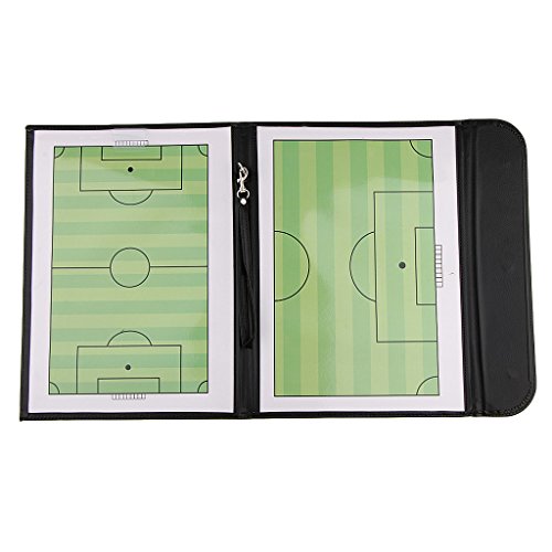 Fancyes Pasta de Tabuleiro de Táticas de Treinamento de Futebol E Futebol + Caneta + Clipe