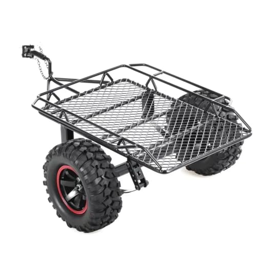 Remorque métal TRX4 SCX10 châssis haute résistance pour crawler 1/10