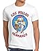 Produktbild style3 Los Pollos T-Shirt Herren, Größe:XL, Farbe:Weiß