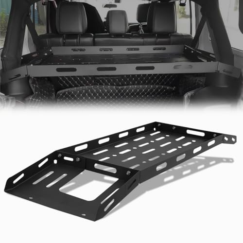 Suporte de bagageiro traseiro para porta-malas para Jeep Wrangler JK JL Unlimited 4 portas 2007-2024