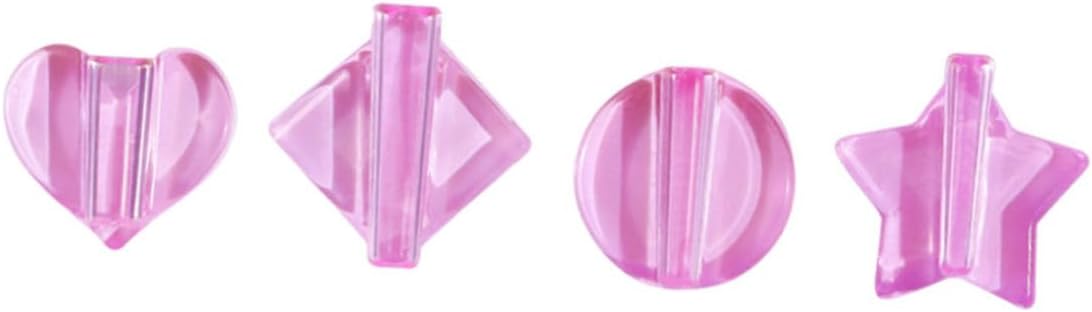 4pcs Nail Embossed Mold Creative Nail Art Design Moulds Star Heart and Shapes for Manicure and Pedicure Use for Beginners and Professionals