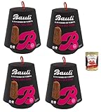 Bauli PanMoro – Glutenfreier Schokoladenkuchen 4x500g | Traditioneller italienischer Weihnachtskuchen | Ohne Gluten, Weich & Schokoladig | Perfekt für Weihnachten+ Italian Gourmet polpa 400g