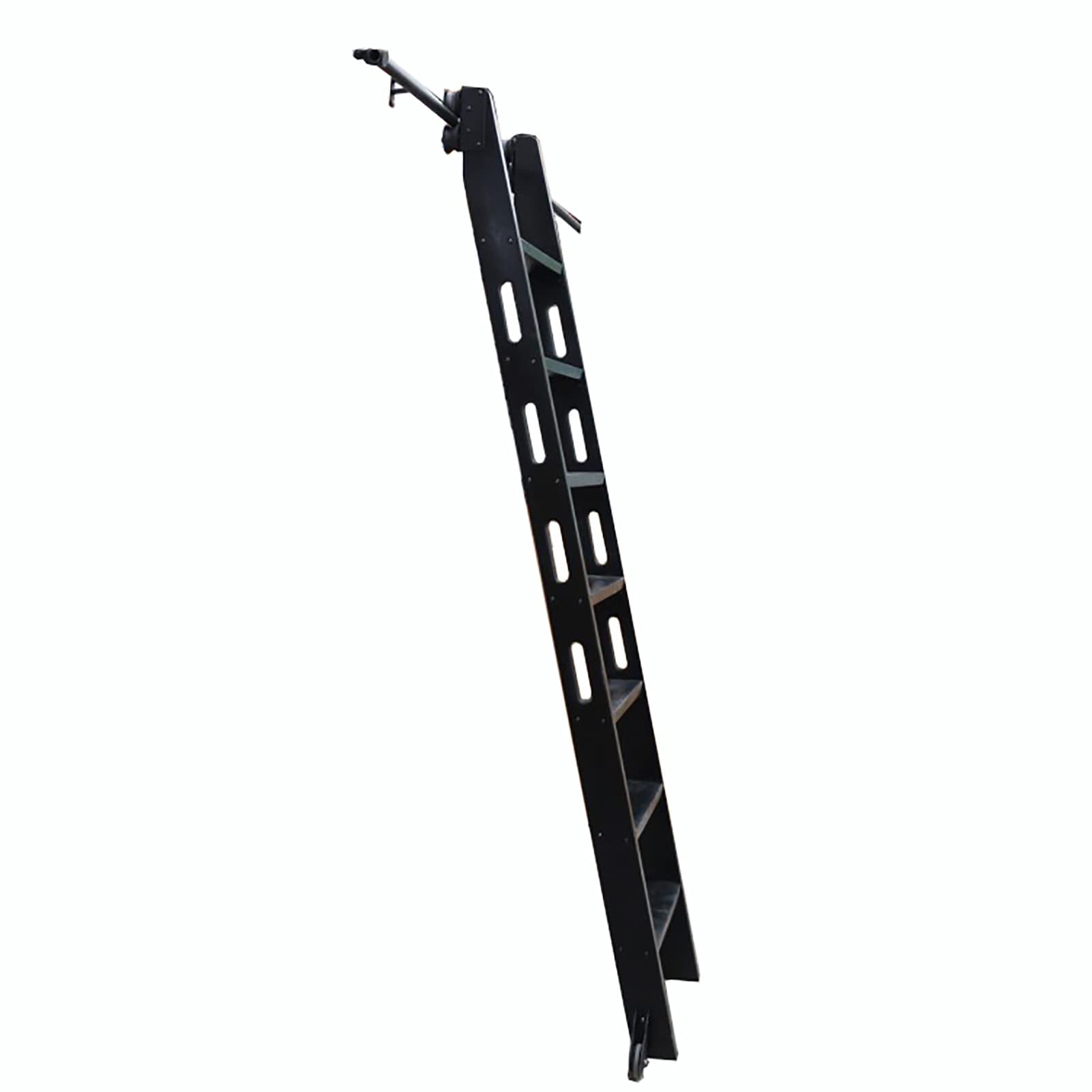 Kit di ferramenta per Scale a rotelle per Biblioteca, con binari di Scorrimento per carichi Pesanti | Kit di binari per Scale a rotelle | Scale a rotelle per librerie e Magazzini, Kit di bin