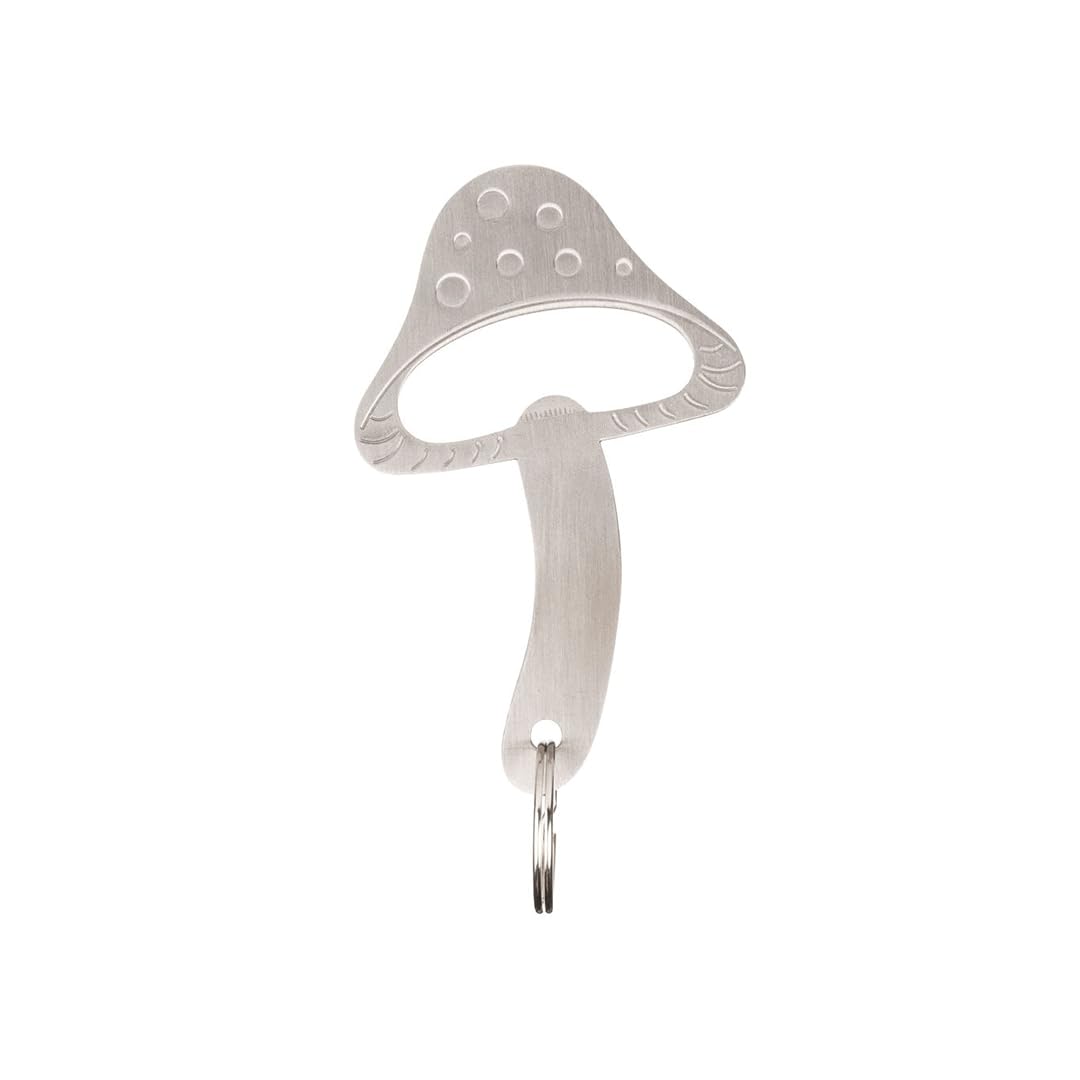 Kikkerland Mushroom Key Chain & Bottle Opener
