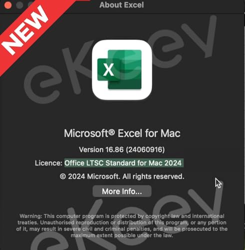 Image of OFFICESUITE Home Standard 2024 for macOS Ms with NEW 2026 UPDATED Lifetime Activation | Single User License | Compatible with Apple Silicon (M1 M2 M3 M4) All Macs | Pre-Activated | with Online Updates (Authorized Partner)