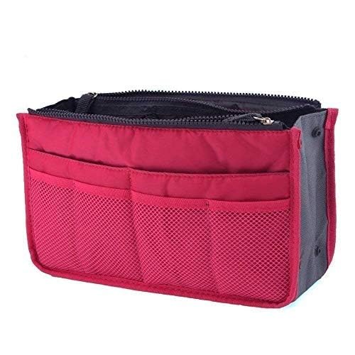 Makeup Bag Organizer Travel Insert Handbag Organizer Purse Large Liner Tidy Bag Pouch Multipurpose Handbag Women Travel Insert Handbag Organizer (Multi Color)(pack of 1)-image-46
