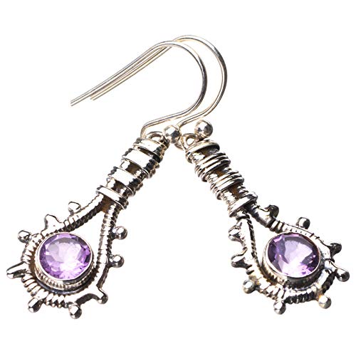 Boucles d'oreilles améthyste naturelle pour sublimer vos tenues bohèmes