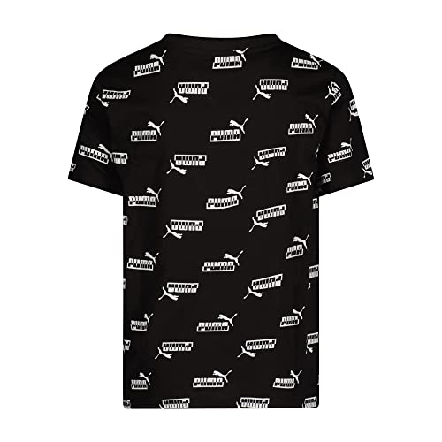 Puma Boys' Amplified Graphic T-Shirt, Black, Medium #TOP1