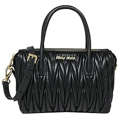 [ミュウミュウ] ショルダーバッグ マテラッセ レザー レディース 2way ハンドバッグ MIUMIU 5BB020_N88_F0002_V_OOO MATELASSE' NERO ブラック miumiu [並行輸入品]