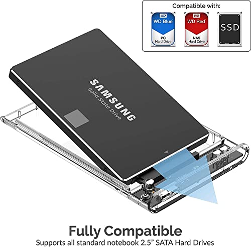 Caja externa 2.5" SATA a USB 3.0 sin herramientas Sabrent miniatura 4