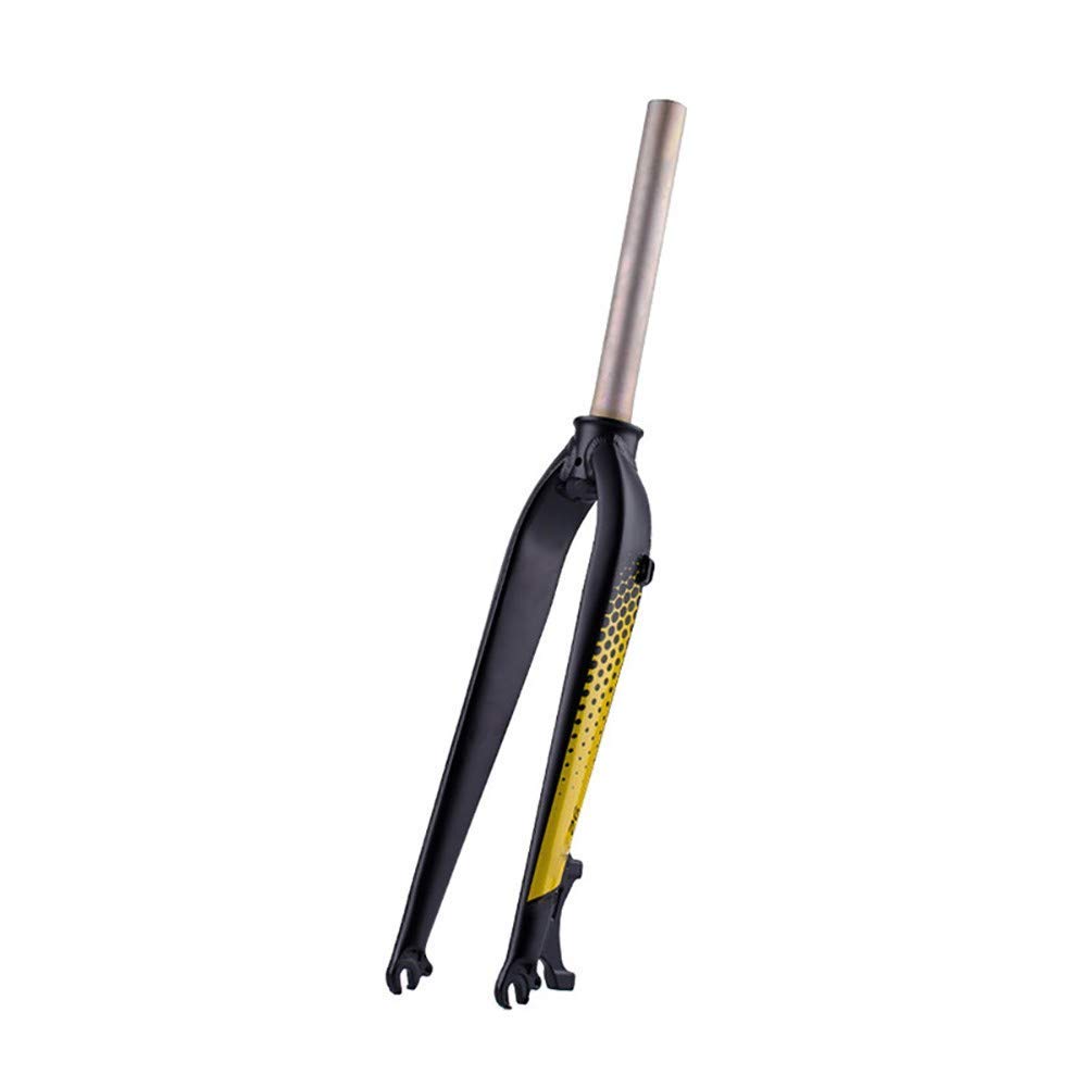 Widelec do zawieszenia rowerowego, 26/27,5 cala, widelec przedni do roweru górskiego, aluminiowy widelec twardy/podpora 7-calowa tarcza (183 mm)/Open Gear 100 mm/rura sterująca 28,6 mm x 250 m