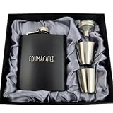College Graduation Gifts Men 2025, Masters Degree Graduation Gifts, Funny Grad 2025 Present, Adult Graduate Men, Edumacated Funny Flask