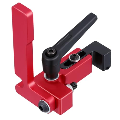 LIFKOME Aluminiumlegierung T nut Anschlag Positionierer Ergonomisch Gehrungsschienen Stopper für T schienen Holzbearbeitung