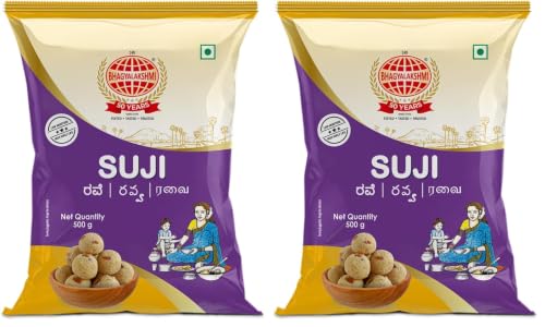 Image of Bhagyalakshmi Sri Sooji, 500 Gm. (Pack of 2)