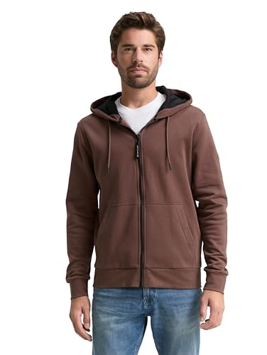 Sweat zippé homme Tom Tailor 1043727 pour éviter le froid matinal