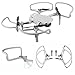 iEago RC 2 Mini 2 Protezione Kit: Protezioni Elica Anti-collisione Gabbia di Protezione + Carrello di Atterraggio Pieghevole Estensori Gambe per DJI Mavic Mini / Mini 2 Drone Accessori