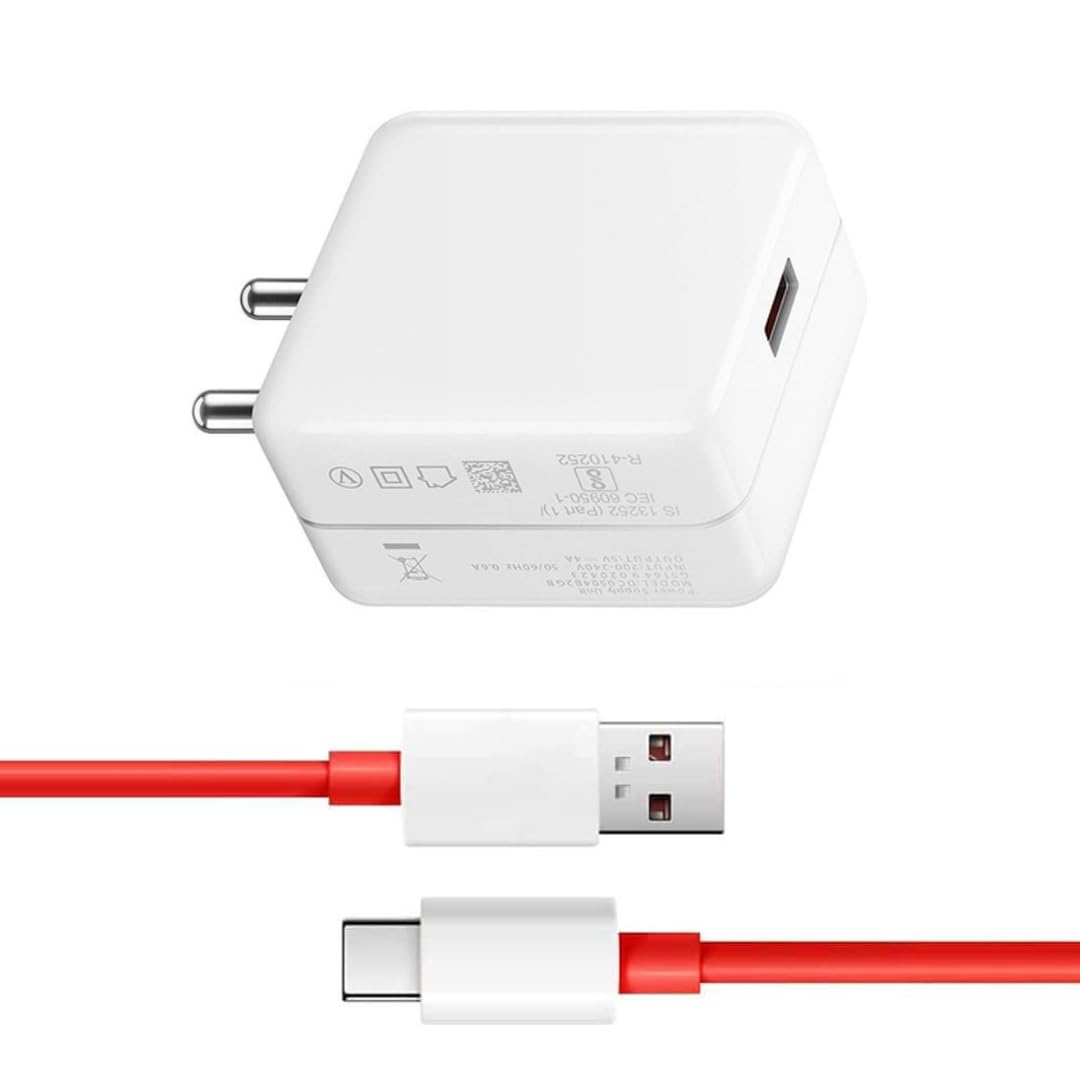 MMAK 33 W SuperVOOC 4 A 33 Watt -VOOC, Dart, WARP, Dash Charger with Red Type-C Cable Charging Adapter Travel Fast Charger with Detachable Cable (White, Cable Included) (B0CNSY771G) Amazon Price History, Amazon Price Tracker