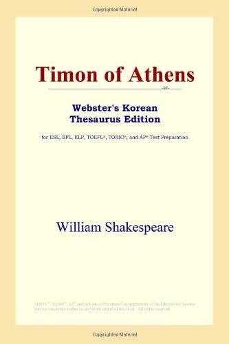 Buy Timon of Athens: Webster's Korean Thesaurus Edition — BookShops.in
