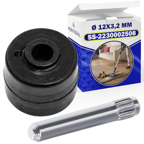 MONTERAL Roue de Brosse Arrière Aspirateur sans Fil Possède Le Code d'origine SS-2230002508 pour Rowenta X-Force Flex - Garantie de 10 Ans