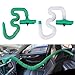 Dytebeply 1 PCS Car Air Conditioning Vent Extension Hose Telescopic Universal ABS Auto Air Conditioner A/C Outlet Hose,White & Green, 500714224A1