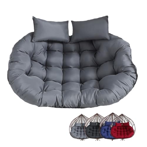 Cojín colgante para silla de huevo, cojín desmontable para silla colgante, cojín para columpio, asientos al aire libre, suave para reclinable, mecedora, ventana de bahía