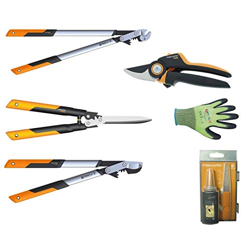 Preisvergleich Produktbild Fiskars Gartenpflege-Set"PowerGearX" Set D bestehend aus